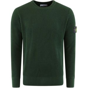 Stone Island, Heren, Truien, Groen, Maat: XL
