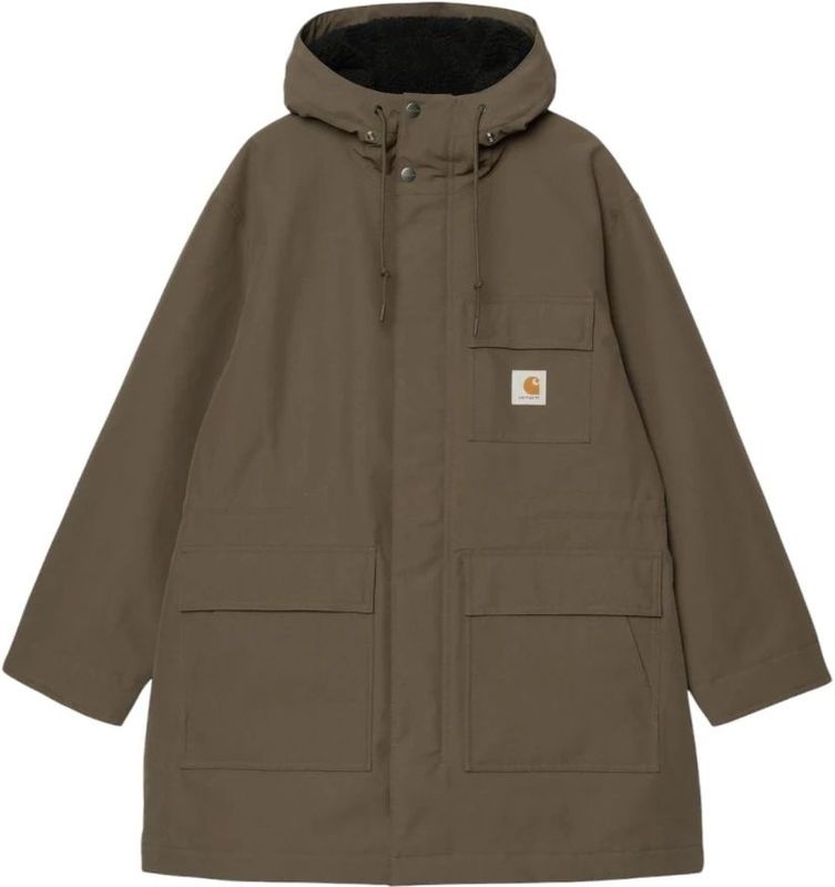 Carhartt WIP Winterparka 'Siberia'  bruin / zwart
