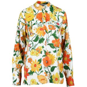 Stella McCartney, Dames, Blouses & Shirts, Veelkleurig, Maat: S Viscose,
