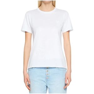 Dondup, Dames, Tops, Wit, Maat: S Katoen,