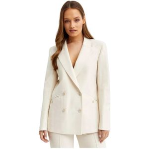 Fay, Dames, Jassen, Wit, Maat: XL Katoen,