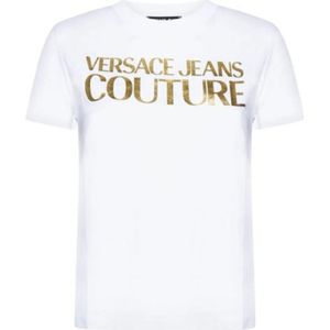 Versace Jeans Couture, Dames, Tops, Wit, Maat: M