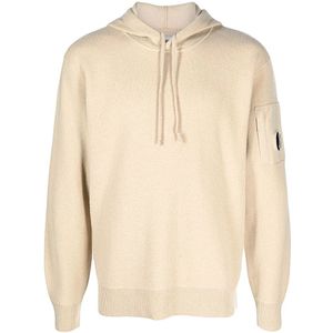 C.p. Company, Heren, Sweatshirts & Hoodies, Beige, Maat: 3XL
