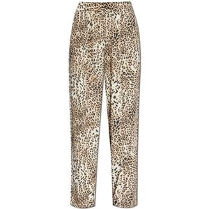 Gestuz, Dames, Broeken, Beige, Maat: S Poliester,