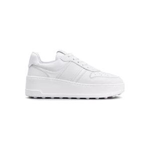 Tod's Witte Platform Sneakers , White , Dames , Maat: 40 EU