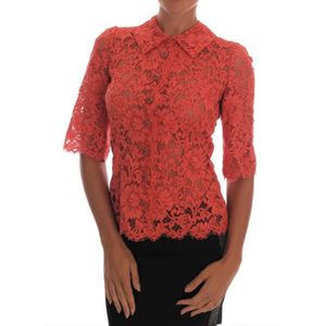 Dolce & Gabbana, Dames, Blouses & Shirts, Oranje, Maat: 3XS