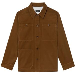 A.p.c., Dames, Jassen, Bruin, Maat: XS