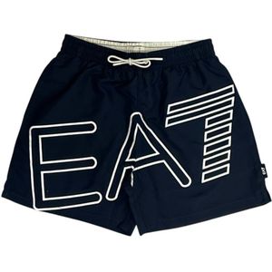 Emporio Armani Ea7, Heren, Badkleding, Blauw, Maat: L Poliester,