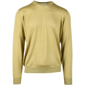 Filippo De Laurentiis, Heren, Truien, Geel, Maat: 2XL Zijde,