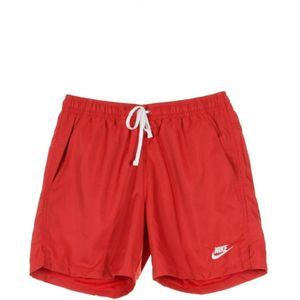 Nike, Heren, Badkleding, Rood, Maat: XL