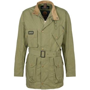 Barbour, Heren, Jassen, Groen, Maat: L Katoen,