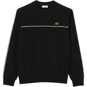 Lacoste, Heren, Sweatshirts & Hoodies, Zwart, Maat: M