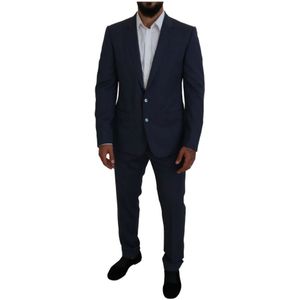 Dolce & Gabbana, Heren, Pakken, Blauw, Maat: 2XL