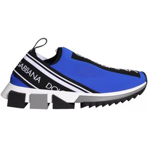 Dolce & Gabbana - Low-Top Sorrento Sneakers - Blauw - Dames