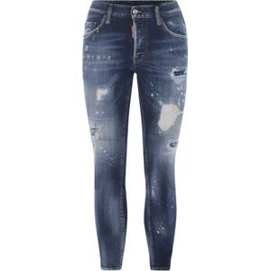 Dsquared2, Heren, Jeans, Blauw, Maat: XS Katoen,