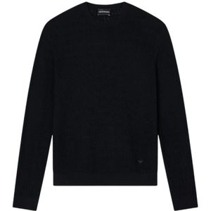 Emporio Armani, Heren, Truien, Zwart, Maat: L Wol,