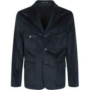 Paul Smith, Heren, Jassen, Blauw, Maat: M Velours,