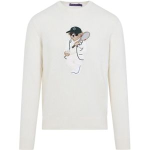 Ralph Lauren, Heren, Truien, Wit, Maat: M Kasjmier,