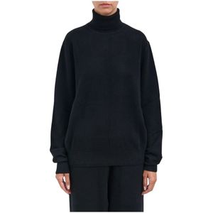 Entire Studios, Dames, Truien, Zwart, Maat: M/L Wol,