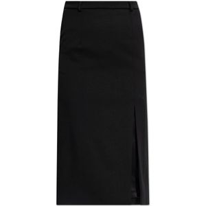 Dolce & Gabbana - Potloodrok - Zwart - Wol - Hoge Taille