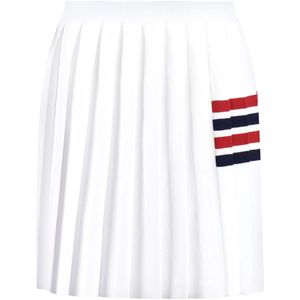 Thom Browne, Dames, Rokken, Wit, Maat: XS Katoen,
