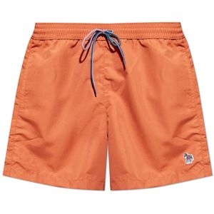 Paul Smith, Heren, Badkleding, Oranje, Maat: L Leer,