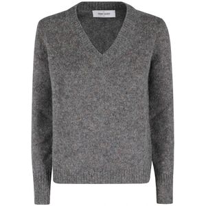 Gran Sasso, Dames, Truien, Grijs, Maat: S Wol,