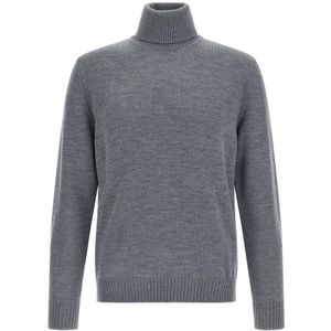 Ballantyne, Heren, Truien, Grijs, Maat: 4XL Wol,