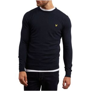 Lyle & Scott, Heren, Sweatshirts & Hoodies, Blauw, Maat: XL Wol,