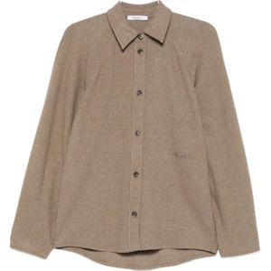 Max Mara, Dames, Blouses & Shirts, Beige, Maat: S