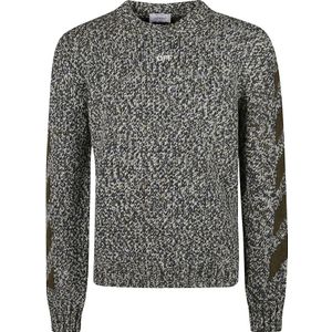 Off White, Heren, Truien, Grijs, Maat: M