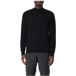 Paolo Pecora, Heren, Truien, Zwart, Maat: S