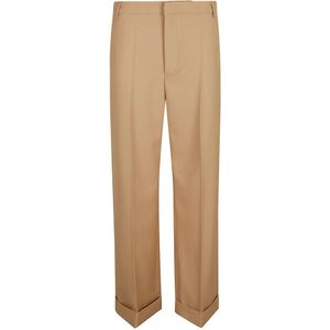 Valentino Garavani, Heren, Broeken, Beige, Maat: M