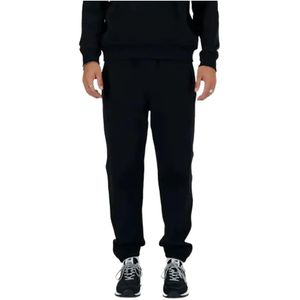 New Balance, Heren, Broeken, Zwart, Maat: S Katoen,