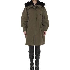 Dolce & Gabbana, Dames, Mantels, Groen, Maat: XS