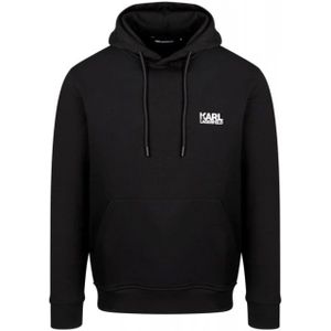 Karl Lagerfeld, Heren, Sweatshirts & Hoodies, Zwart, Maat: S