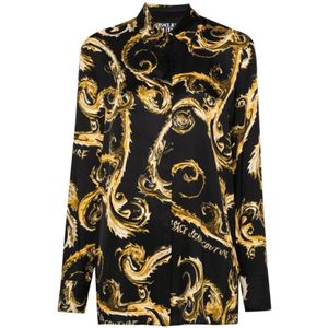 Versace Jeans Couture - Blouse - Wit - 100% VI-stof