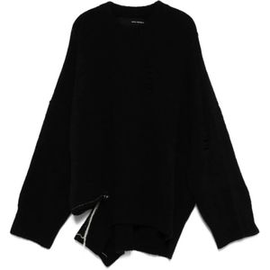 Isabel Benenato, Heren, Truien, Zwart, Maat: XL