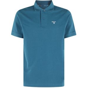 Barbour, Heren, Tops, Blauw, Maat: 2XL Katoen,