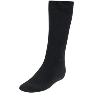 Boggi Milano - Ribgebreide Sokken - Zwart - Heren - ONE Size - Katoen