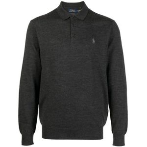 Polo Ralph Lauren, Heren, Truien, Grijs, Maat: 2XL Wol,