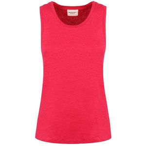 Marant étoile, Dames, Tops, Roze, Maat: XS Linnen,