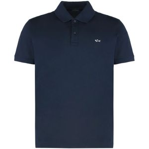 Paul & Shark, Heren, Tops, Blauw, Maat: L Katoen,