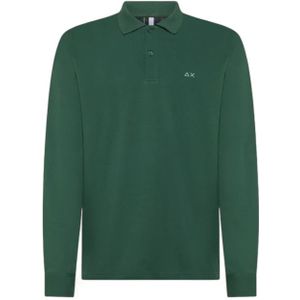 Sun68, Heren, Tops, Groen, Maat: S Katoen,