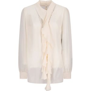 Dolce & Gabbana, Dames, Blouses & Shirts, Wit, Maat: S