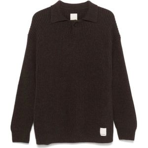 Emporio Armani, Heren, Truien, Bruin, Maat: L Wol,