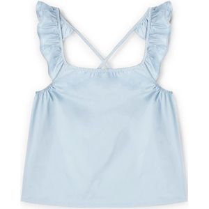 Motivi, Dames, Tops, Blauw, Maat: L Katoen,