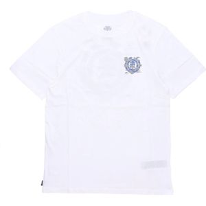 Element, Heren, Tops, Wit, Maat: L Katoen,