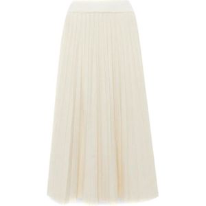 Blugirl, Dames, Rokken, Wit, Maat: M Viscose,