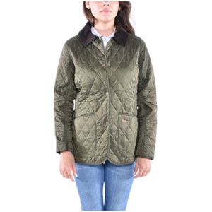 Barbour, Dames, Jassen, Groen, Maat: S Leer,
